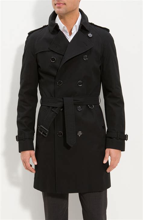 black trench coats for men.